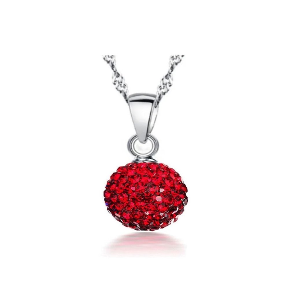 Elegant Necklace Pendant Earrings 925 Sterling Silver Set Bundle - Picture 3 of 3